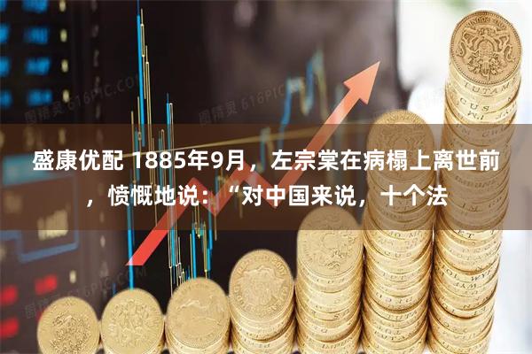 盛康优配 1885年9月，左宗棠在病榻上离世前，愤慨地说：“对中国来说，十个法